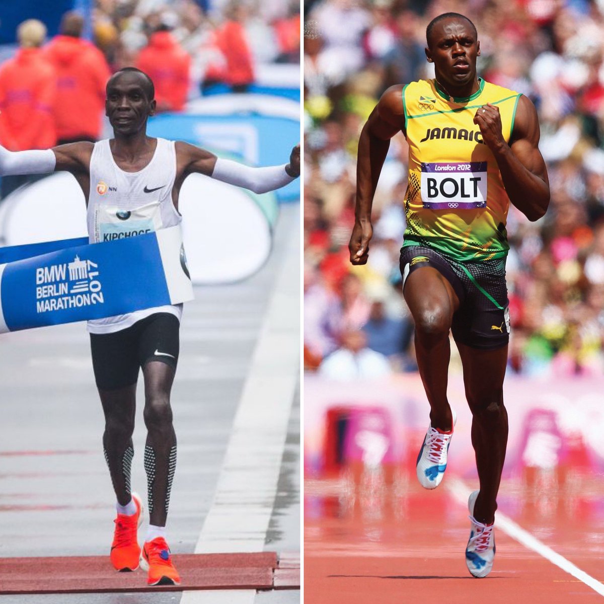 Covid19 - This is a marathon, not a sprint! These are two faces you may know. On the left is arguably one of the greatest long distance (marathon) runners of all time. On the right is without a doubt, the fastest man to ever live; he’s a sprint specialist.A thread...