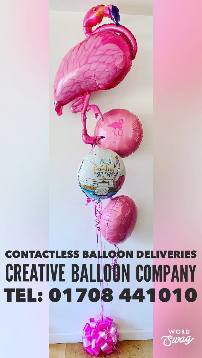 CreativeWeddin4's tweet photo. Be a Flamingo &amp; stand out from the crowd!   #balloons #balloondelivery #hornchurch #isolatedbirthday https://t.co/lcjJVUcKMO