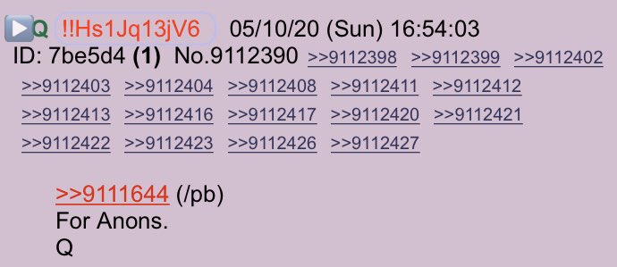 !!NEW Q - 4199!16:54:03 EST For Anons. Q #QAnon @realDonaldTrump