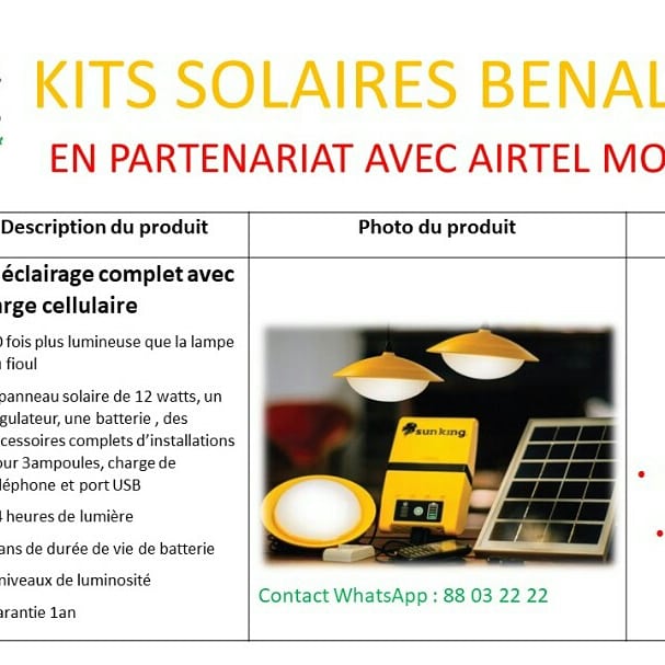 brahamadou's tweet image. Au Niger, Airtel money &amp;amp; Benafsol democratise l'acces au kits solaire avec un paiement par airtel money a  petit prix aux Menages/PME a faible revenu.