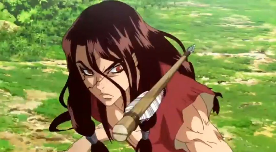 2. Noong una na silang nag-away nila Senku, tinangka siyang panain nito gamit ng ginawa niyang crossbow na sobrang bilis pero nagawa niya itong iwasan. At sa nakita natin sa kabanata 149 ng manga, hindi rin siya natatamaan ng bala.