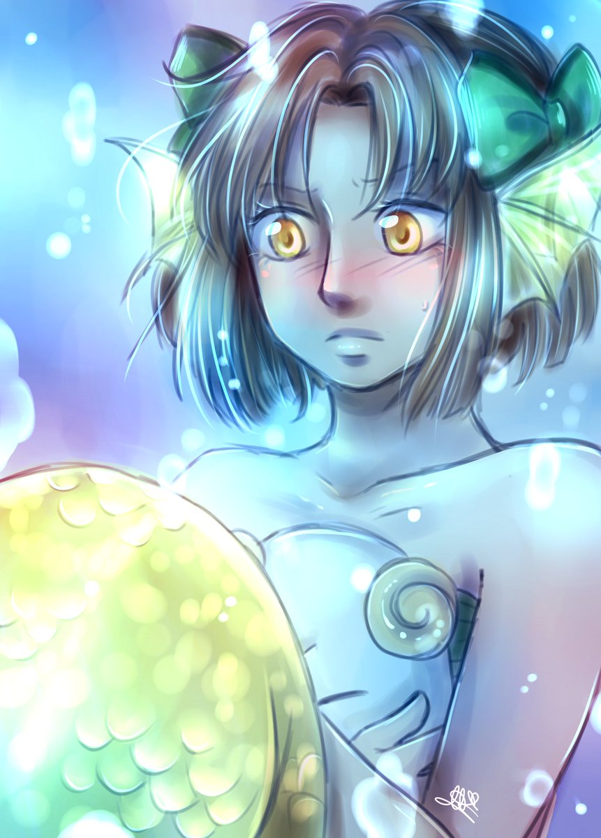 MaoraxArt's tweet photo. I try do draw Maora (@arinacchi) for Mermay ! #ashamed
#mermay #mermay20 #maora https://t.co/1PsPUCbpNI