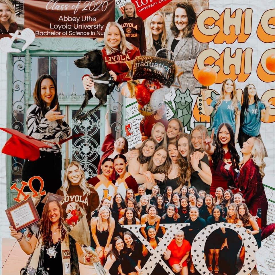 Dear Class of 2020, #CONGRATS !! 🎓 Lambda Mu will miss you dearly, but we absolutely can not wait to see all you do in this next chapter of your lives. Remember that Chi Omega is forever and we will love you always. 💛❤️🤍 #sistersonpurpose #chioluc