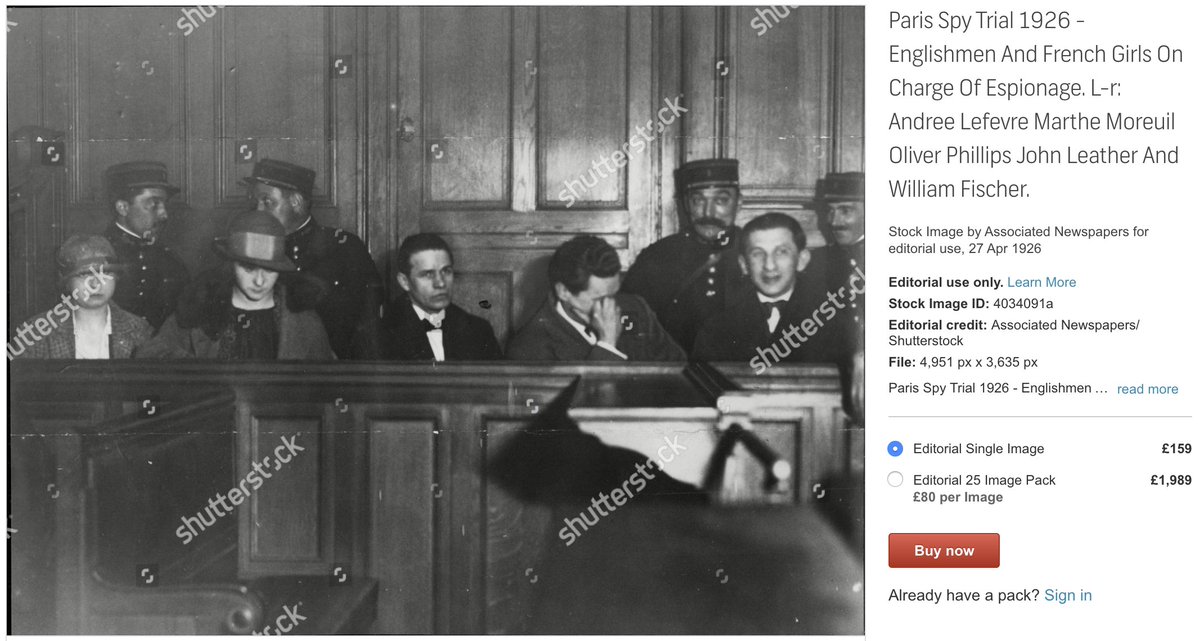 Once I found all the names I looked up his co-conspirators and found this photo of them on  @Shutterstock An article in the Press claims Fisher had been a member of the Intelligence Corps while in the Army. Fisher is last on the right