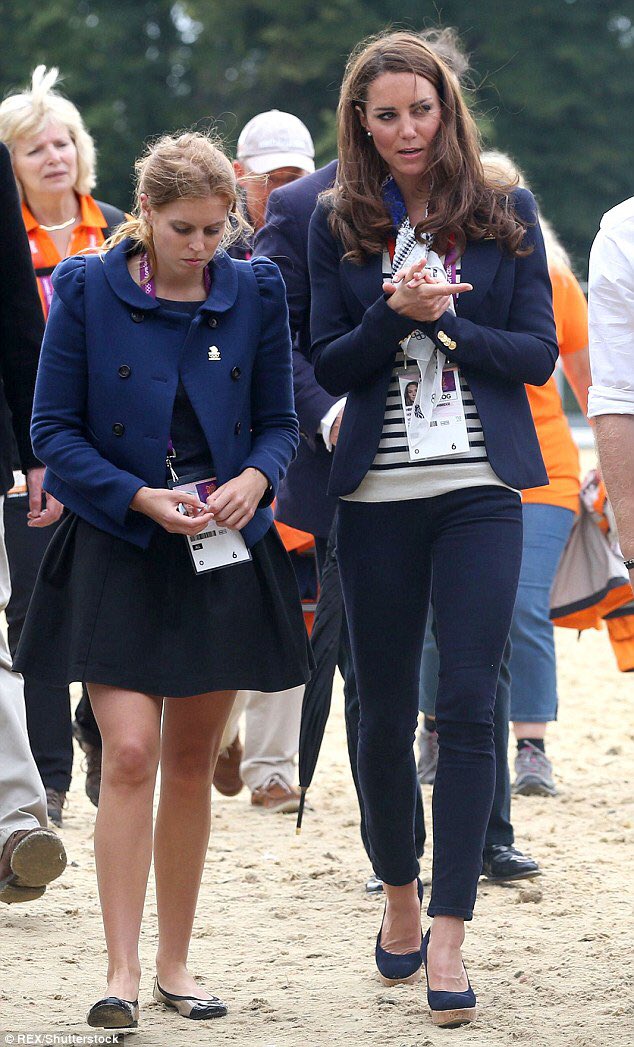 Kate and princess Beatrice 