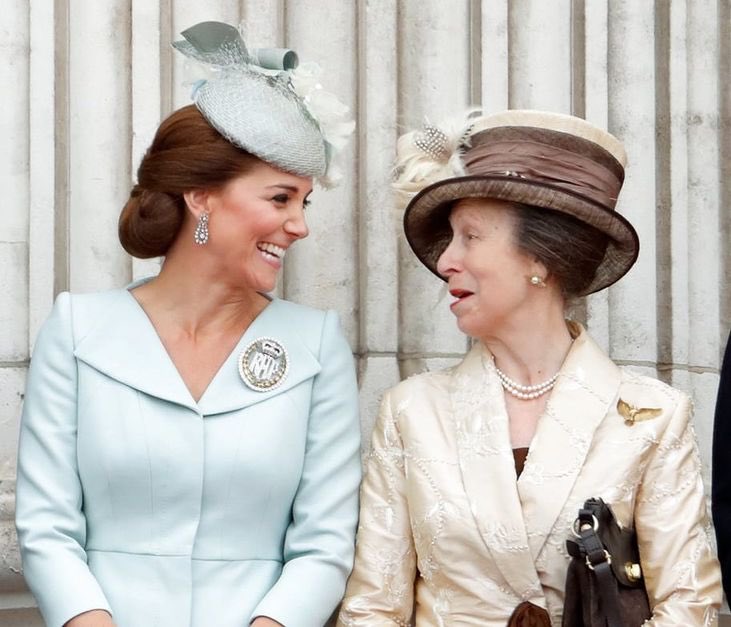 Kate and princess Anne 