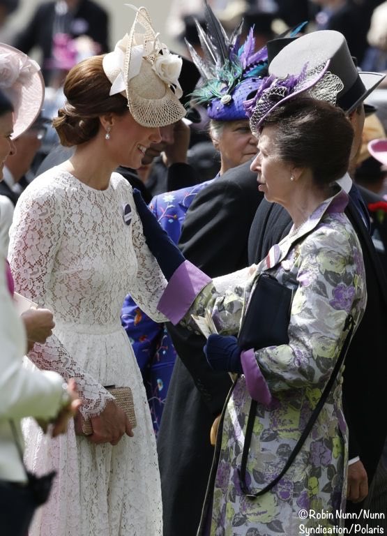 Kate and princess Anne 