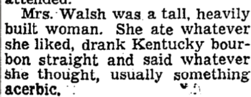 this is really the last paragraph of a woman's obituary in the nyt in 1957