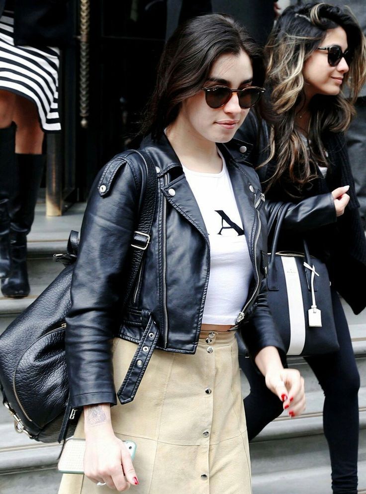 lauren jauregui jaqueta de couro