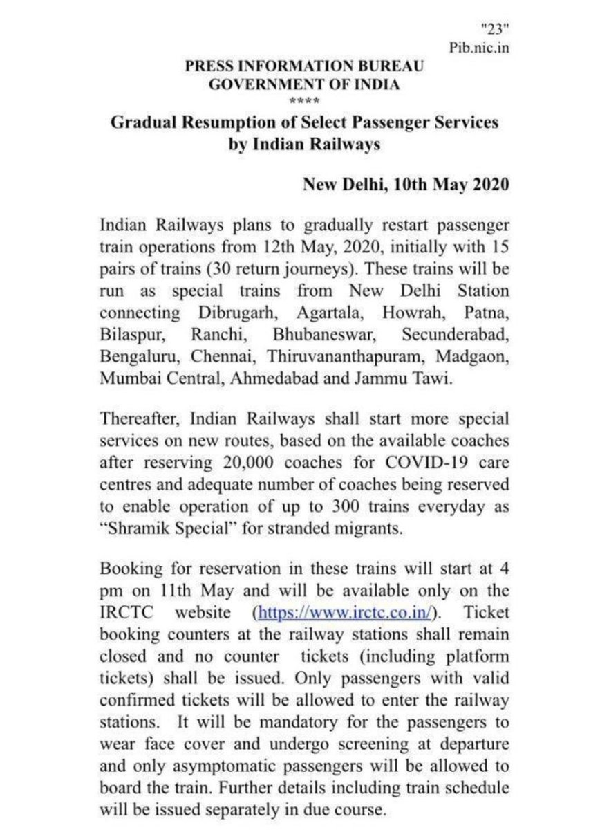 harshil_rupani's tweet photo. Too soon 2 open railways and it might result in an exponential spike, 2 months of lockdown would go in waste Majority of Indians are against this specially connecting red zone area also labours will not have online access #IRCTC #IndianRailway @PMOIndia @PiyushGoyal @RailMinIndia https://t.co/XNw62sJPDM