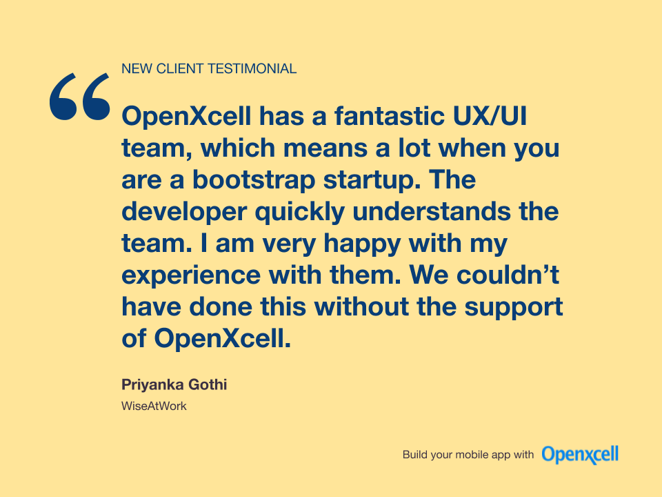openxcell's tweet photo. ๐๐ฒ๐'๐ ๐ฑ๐ถ๐๐ฐ๐๐๐ ๐๐ผ๐๐ฟ ๐ป๐ฒ๐
๐ ๐ ๐ผ๐ฏ๐ถ๐น๐ฒ ๐๐ฝ๐ฝ ๐ฃ๐ฟ๐ผ๐ท๐ฒ๐ฐ๐?
๐๐๐ช๐ฎ๐๐ฌ๐ญ ๐ ๐ฉ๐ซ๐จ๐ฉ๐จ๐ฌ๐๐ฅ ๐ก๐๐ซ๐ ๐ https://t.co/JpB0Kznyd5
#ClientFeedback #MobileAppTestimonial #ClientTestimonial #WorkFeedback #HappyCustomer #OpenxcellClientTestimonial https://t.co/FzOnxSXlO4
