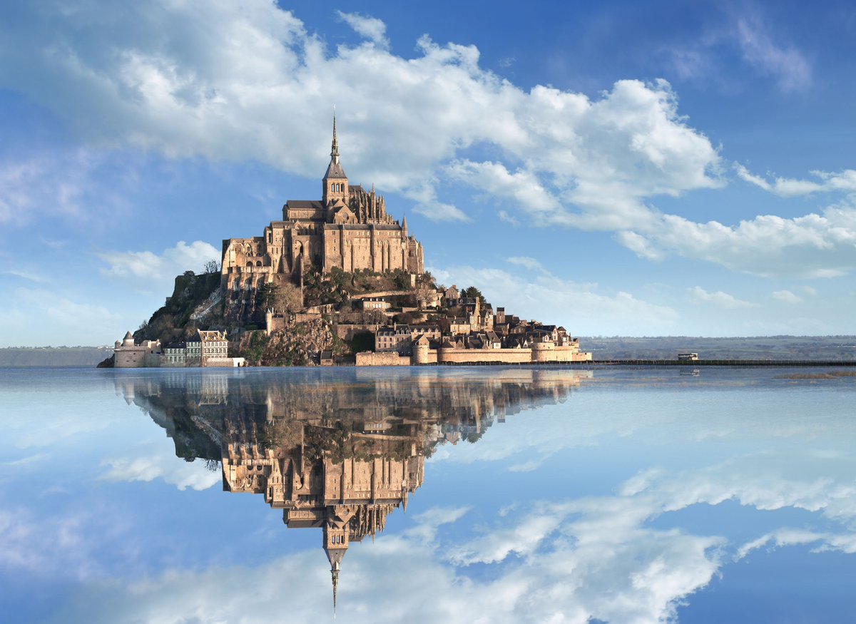 #MontSaintMichel most important tourist attraction in #France is also a real village with 100 inhabitants. Very rich history and so much more than just souvenirs. Use one of the tourists guides to get real insight. 
#MBDFrance #culture