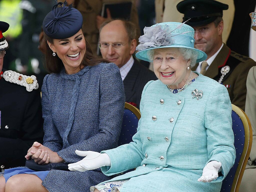 Kate and the queen 
