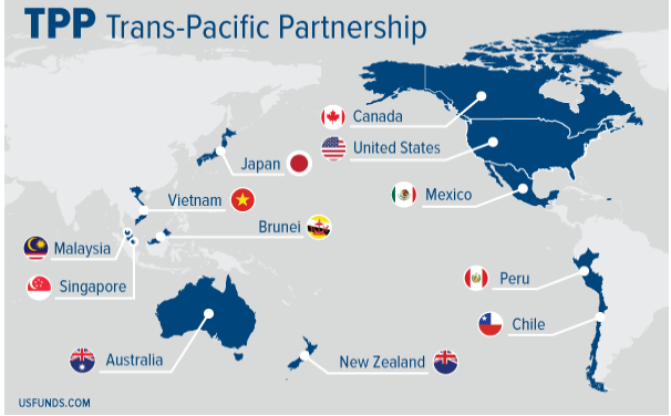 54/"Before Trump's election, many were looking forward to unlocking Asian markets through the Trans-Pacific Partnership, a 12-country trade agreement negotiated under the Obama administration. Trump withdrew from the treaty shortly after entering the White House."