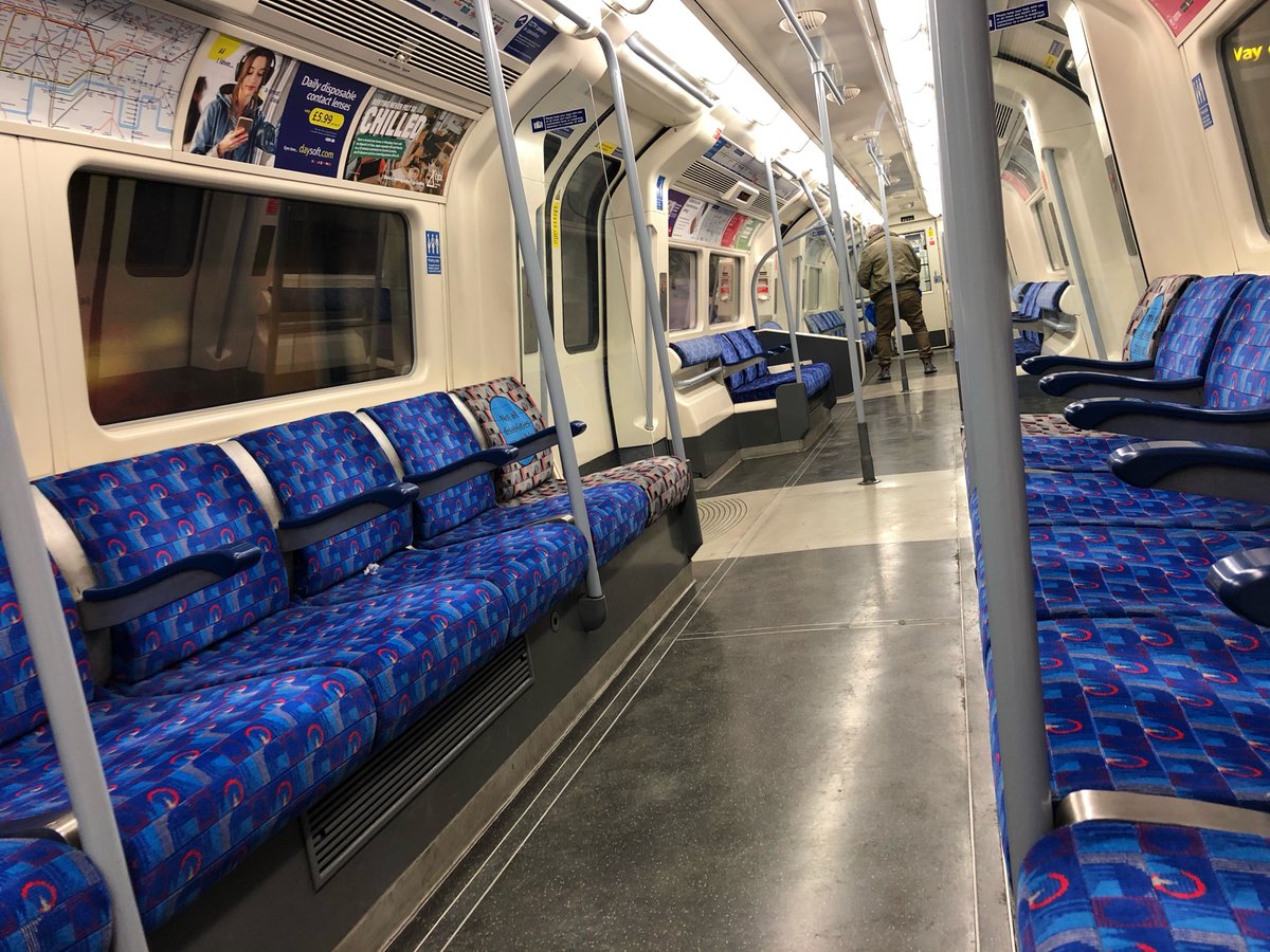 NerdyBird_'s tweet photo. My commutes.. ‘off peak’ a month ago and earlier this week... thanks Boris for your clear as mud message. Can’t wait to go in tomorrow https://t.co/znbqYnCaLW