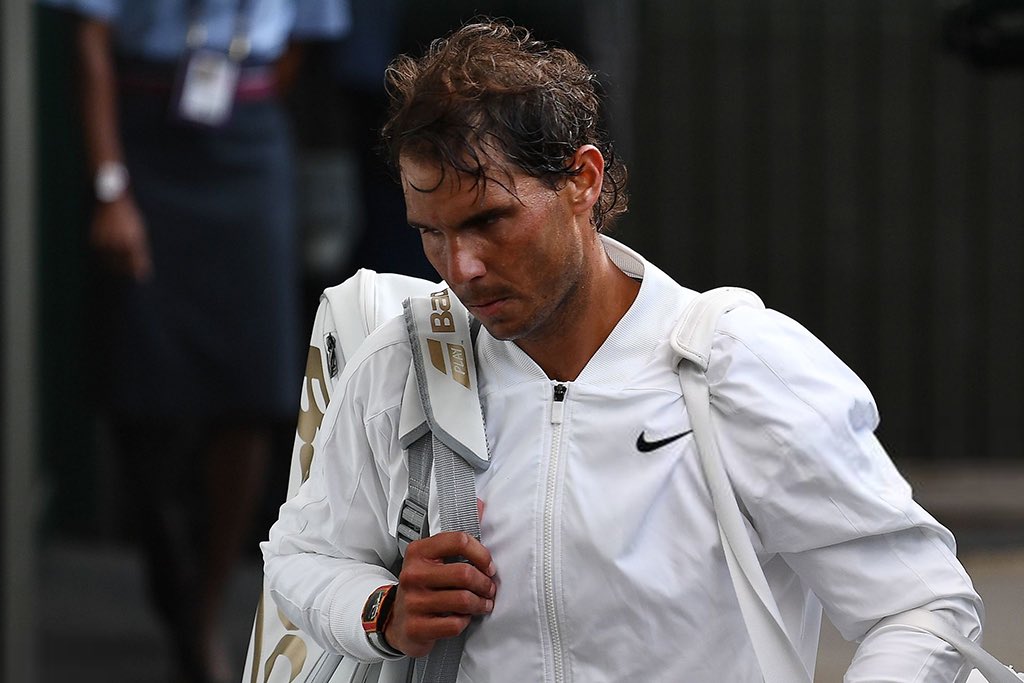 Wimbledon starts and Rafa is strong. Not enough to beat Roger Federer in the sf, but nothing to be upset about.R1 Sugita 6-3/6-1/6-3R2 Kyrgios 6-3/3-6/7-6/7-6R3 Tsonga 6-2/6-3/6-2R4 Sousa 6-2/6-2/6-2QF Querrey 7-5/6-2/6-2SF Federer 6-7/6-1/3-6/6-4