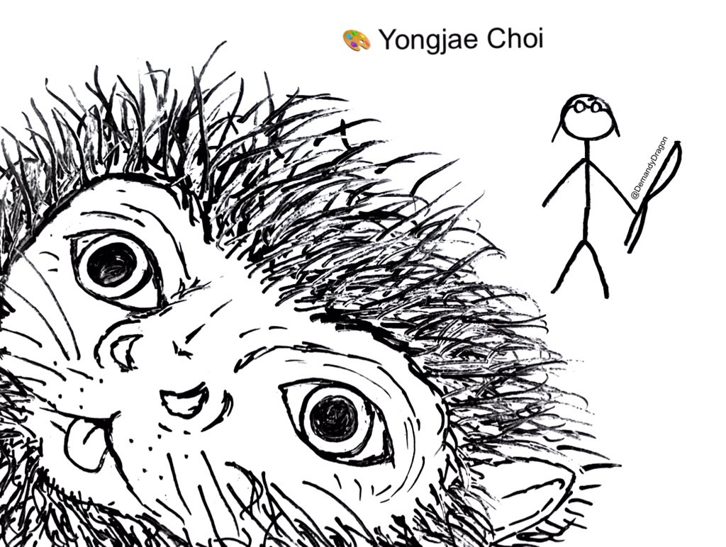 DemandyDragon's tweet image. Our silly whiteboard buddy, Keensight Mentor from Ikoria: Lair of Behemoths, is taking over @Scottynada’s stream with a mlem!  😋

Thank you, @indusconcept, for giving us all this gift of pure joy.  🔮