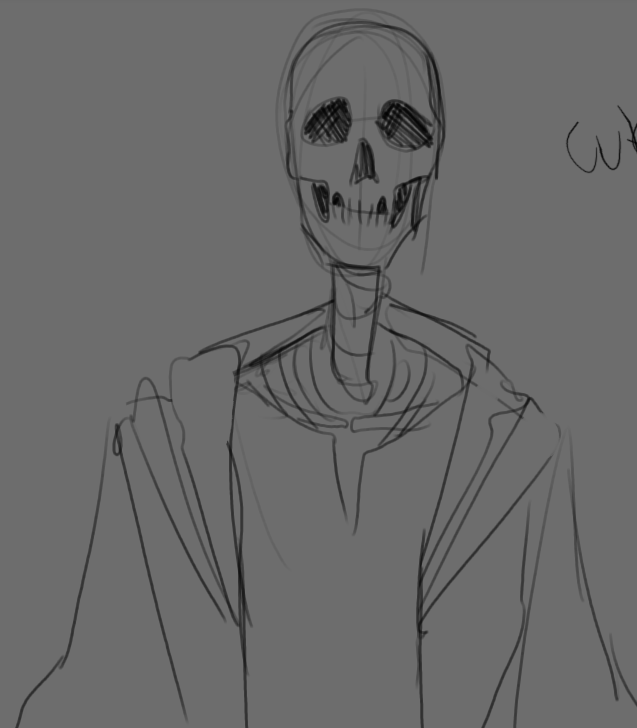 Skellysona's tweet photo. Reposting the ref and a couple more doodles. Absolutely obsessed with this dude https://t.co/o3YfFLWW4q