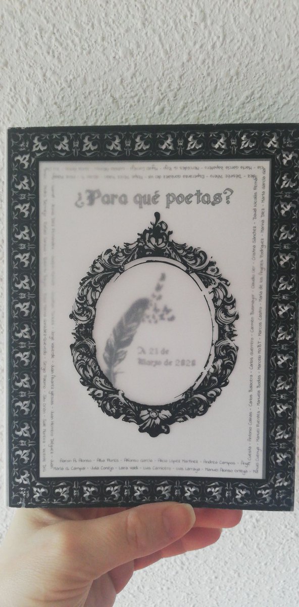 MariposaEdicio1's tweet photo. Como buenos frikis de la edición estamos orgullosos del diseño de la Antología poética ¿Para qué poetas?, en la que participan 53 autores. Hoy, compartimos con vosotros el poema de Marcos Castro Morán. El libro está disponible en nuestra web https://t.co/8IGbE8SvTs #paraquépoetas https://t.co/bWvyHAj11R