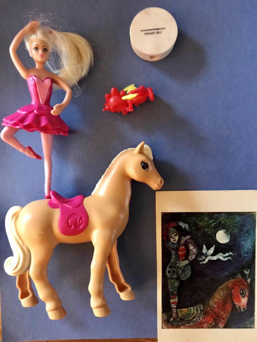 MrMorrisArt's tweet image. Audrey’s recreation of Marc Chagall’s The Circus Rider. #inspire96 #gettymuseumchallenge #gettychallenge