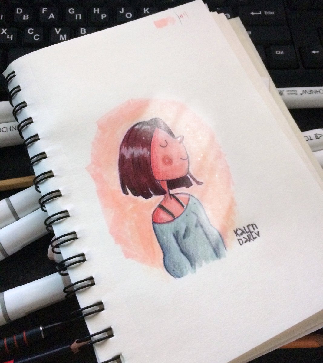 Spring💁🏼‍♀️ #girlillustration #doodles #sketchaday #scetching #childrenillustrations #childrenswritersguild #sketch #illustration #illustrationforchildren #markers #characterart #childrenillustration… instagram.com/p/CAA75q4KJBx/…