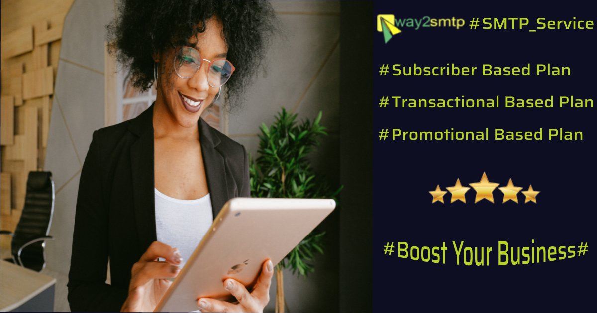 way2smtp's tweet image. Stay Connected with your Customer and Boost your Business with Way2smtp&apos;s Powerful SMTP Service.
Apply for your Free Demo at Way2smtp.com

#marketing  #emailmarketing  #business  #way2smtp #DigitalTrends