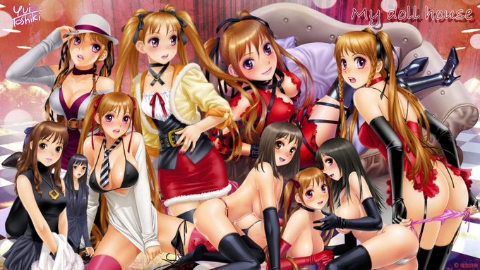 ネットでデータ入稿し始めたのは今から10年ぐらい前「My doll house」の途中からでした〜(^^;;
コミックスタジオでペン入れPhotoshopで彩色→完成した後データ入稿していました
今から10年ぐらい前のことです(成年指定漫画はもう少し前からネット経由での入稿が始まっていました) 