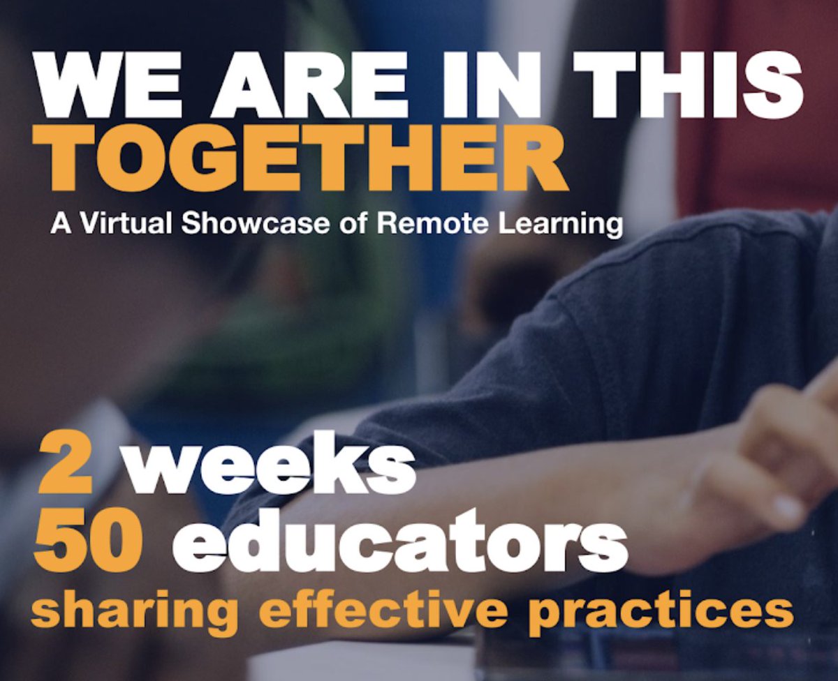 For administrators and teachers everywhere! Two timely programs designed by educators for educators, as schools, libraries, museums, afterschool programs, and others prepare for what's next, no matter what comes next.

bit.ly/TRANSFORMforTO…

sites.google.com/aiu3.net/remot…