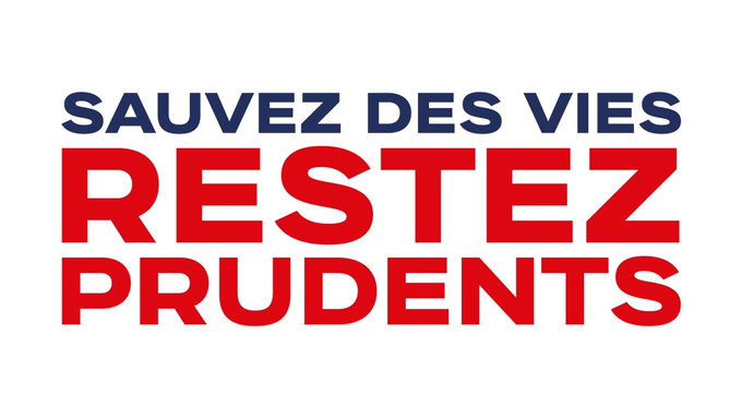 Sauvez des vies, restez prudents.