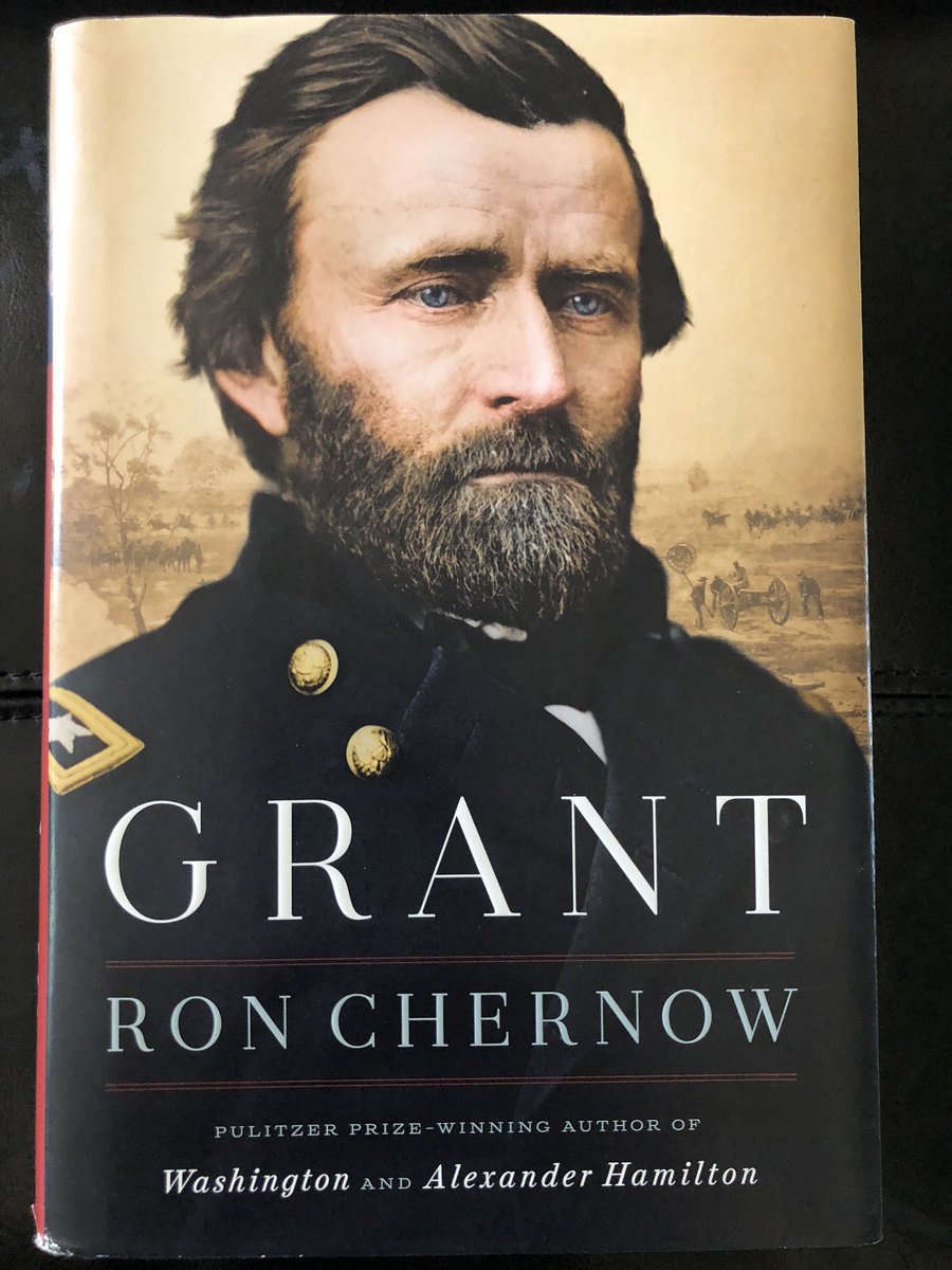 Today’s 2 books on a specific topic: the 18th president of the United States.“Grant” by Jean Edward Smith“Grant” by Ron Chernow