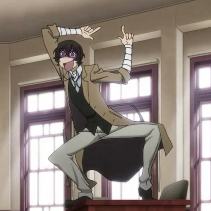 dazai as a malnourished orangutan