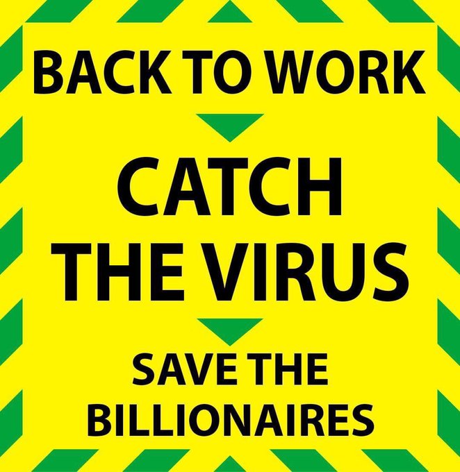 RichardREPEAT's tweet photo. There should be no return to work until it’s safe. Scientists fear a second peak -and this will mean more work in an NHS that doesn’t have #PPE or #testing for staff. Keep children, families + teachers safe. #DontEndLockdown #FiveTests #NoReturnUnsafe #KeepLockdown @bbcfivelive https://t.co/HSOWzTJgCI