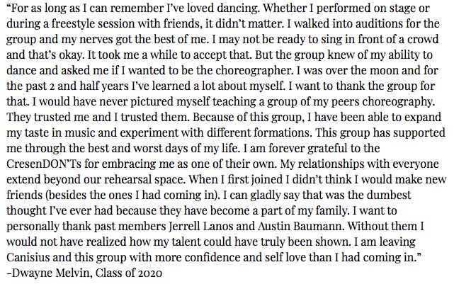 Congrats to Dwayne Melvin, Class of 2020🤍