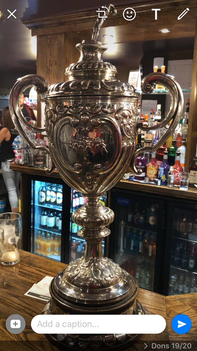 1 year ago today we became Durham Sunday cup champions! What a night! 🦁🏆🦁🏆