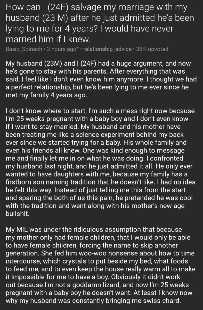 How can I (24F) salvage my marriage with my husband (23 M) after he just admitted he's been lying to me for 4 years? I would have never married him if I knew. ( @AITA_reddit)  https://www.reddit.com/r/relationship_advice/comments/gh2b8v