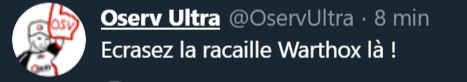 WARTHOX's tweet photo. Famous last words 💀
#QuartzCup https://t.co/iQ4SmjmCzZ