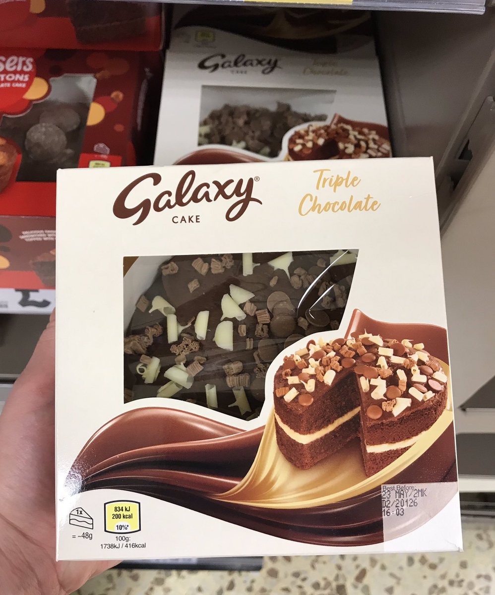 Galaxy Triple Chocolate Cake! 🍫 At Tesco @GalaxyChocolate #galaxy