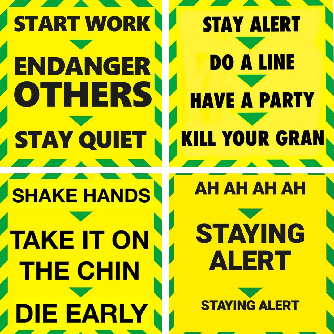 WordsmithUK's tweet photo. Second wave of collated #stayalert memes.
And comms should surely be ORANGE?
We're NOT at level 1.
#ConfusedMessage #Borispeech #Design #Copywriting https://t.co/tF2Tss8ah1