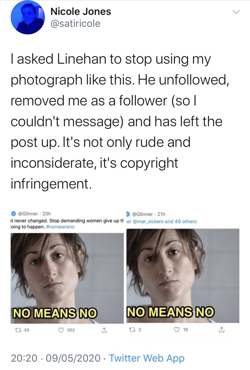 mimmymum's tweet photo. This is the tweets from the partner of Magdalen Burns (the anti-trans campaigner who died from cancer) talking about how she pleaded with @Glinner to not use Magdalen’s picture as a meme in his obsessive campaign against trans people.

He blocked her! 😳

FFS just unfollow him!! https://t.co/96WCJ06zvA