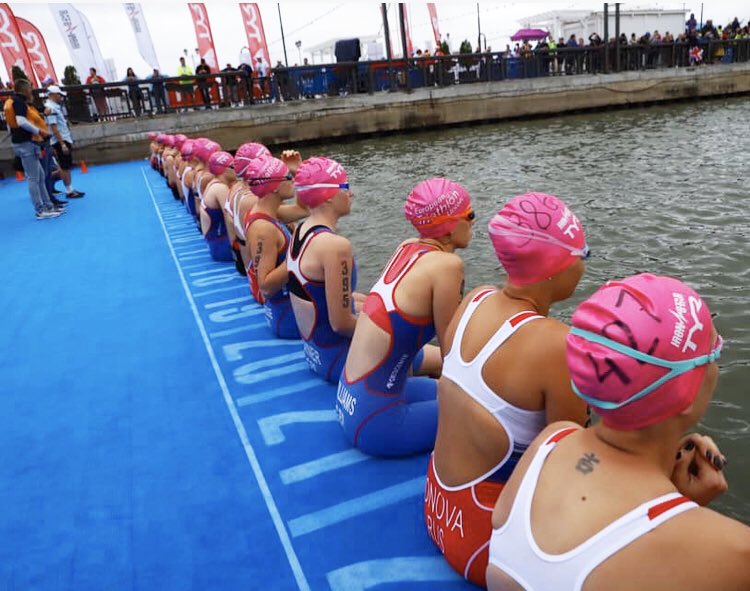 RaynerIzzy's tweet photo. Remising - This photo was taken on the start line (I’m 395) of the ETU European sprint Triathlon Champs in Russia, 2019; where I got a bronze medal.

What’s your favourite competition? 

#Triathlon #UofGSport #GUSA 
#teambiosynergy
#KYMIRAsport https://t.co/bdHJrpfQhu