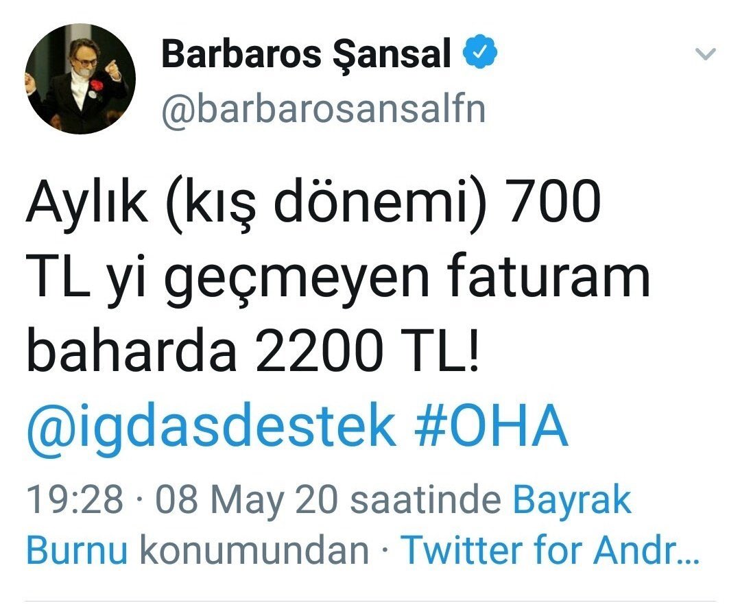 Haklı sebeple de olsa sürekli İmamoğlu’na yüklenmek, onu gündemde tutuyor.

Bıraksak kendi haline kendini imha edecek.

Bu kafayla giderse, bize bile gerek kalmaz yandaşları fitili ateşler.

Bakın, Barbaros bile topa tutmuş!