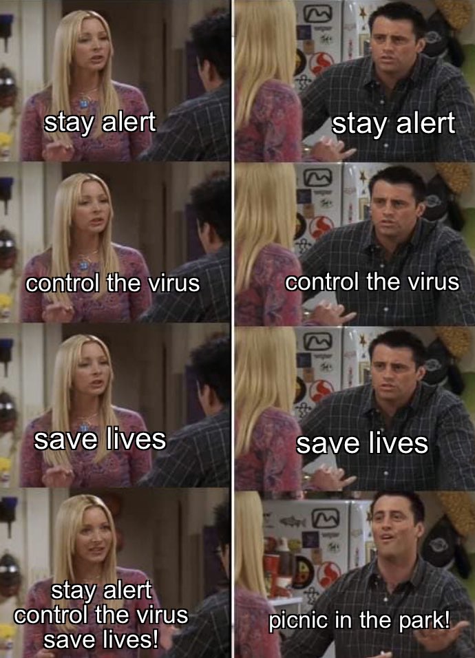 That government advice vs what will people hear.