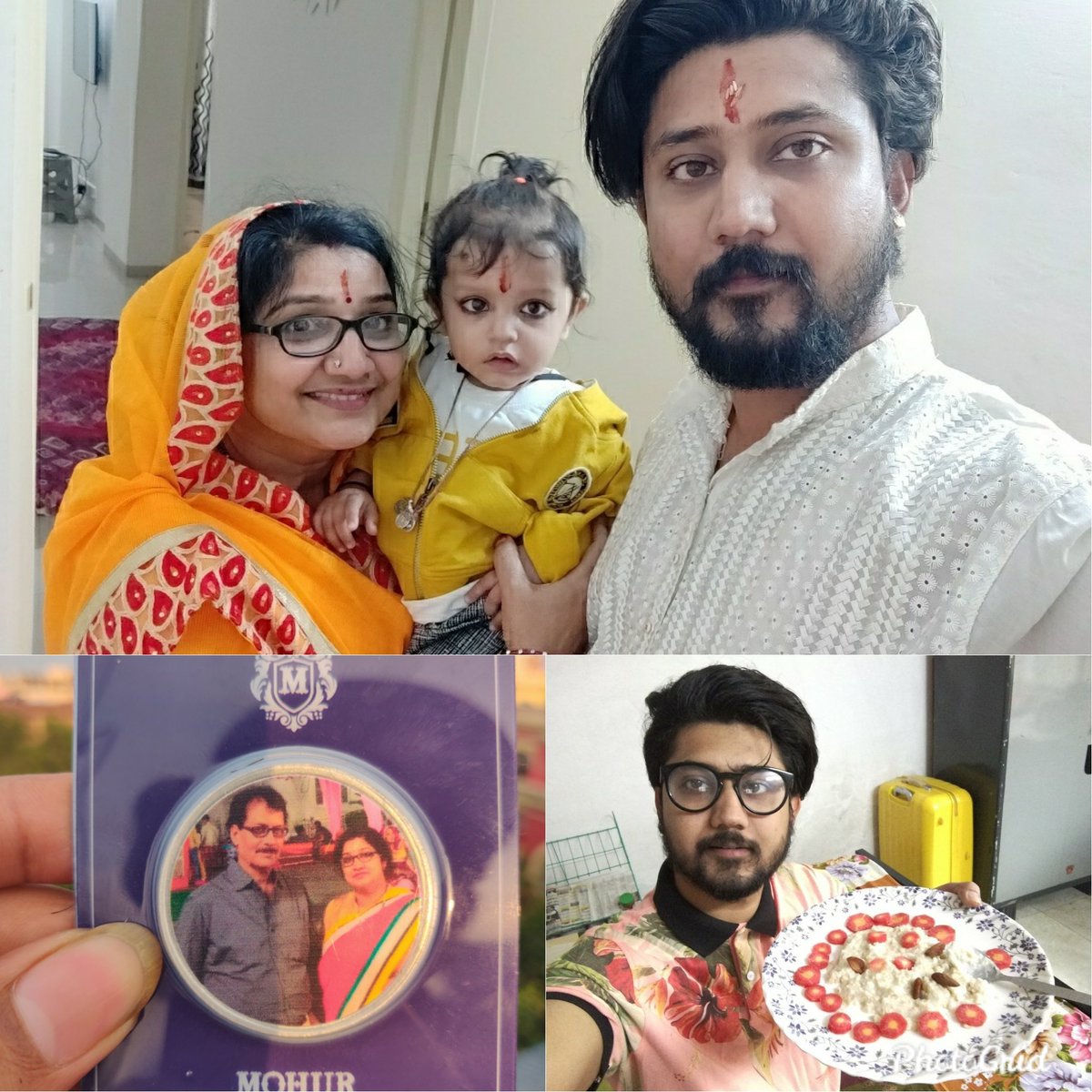 prashantDocean's tweet photo. @titanwatches Mom 👩‍👦, you are the epitome of love &amp; selflessness.
I may outgrow your lap but I'll never outgrow your heart 💓.
This #MothersDay I've made special Rabri for my mom &amp; curated a special coin with my Mom's &amp; Dad's picture on it.
Thank you Maa 👩‍👦💞 
#TimeWithMa
@titanwatches https://t.co/Zr9A7nT0HO