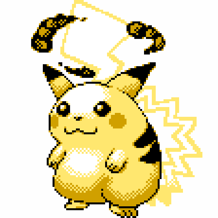 邪猫 ヨコシマンタ キョダイピカチュウのドット絵描いてました ポケモン剣盾 ドット絵 T Co Nxh3gdvmb6 Twitter