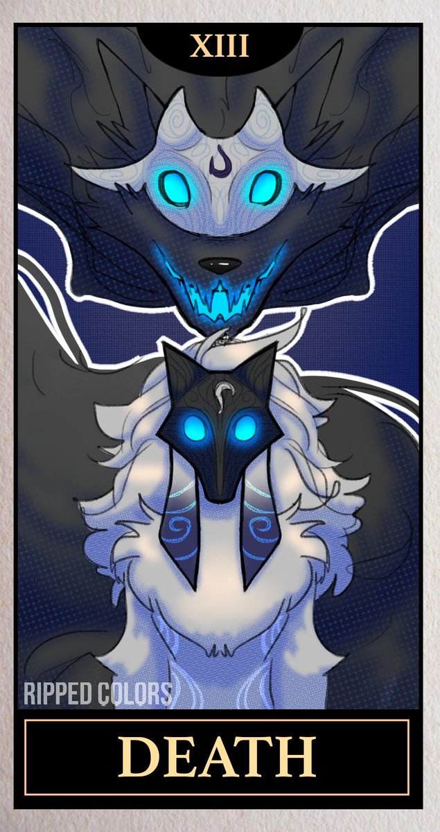 RippedColors's tweet photo. ✨La Mort✨
#Kindred #LeagueofLegends #LeagueOfLegendsFanArt #ArtofLegends #Kindredlol #lolchamp #digitalart #digitalillustration #fanart #kindredfanart #tarotcards #TarotReading #digitalartwork #DigitalArtist #death https://t.co/1F8GxHxc6t