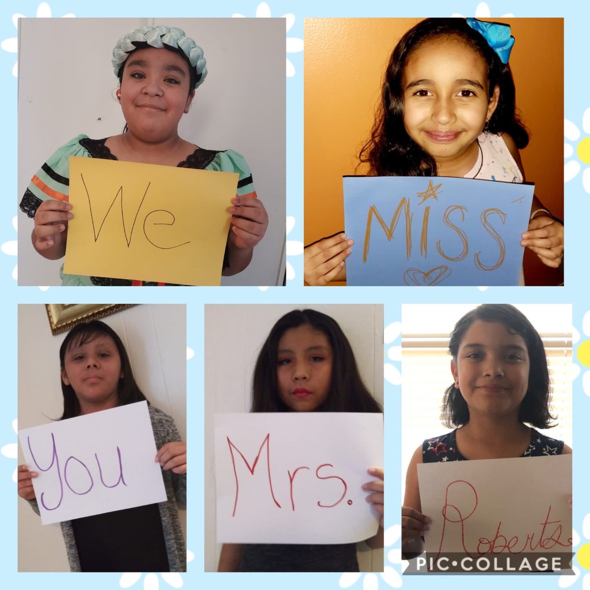 Missing the Mokler kids! Thank you for sending this beautiful gift.   #WearePUSD