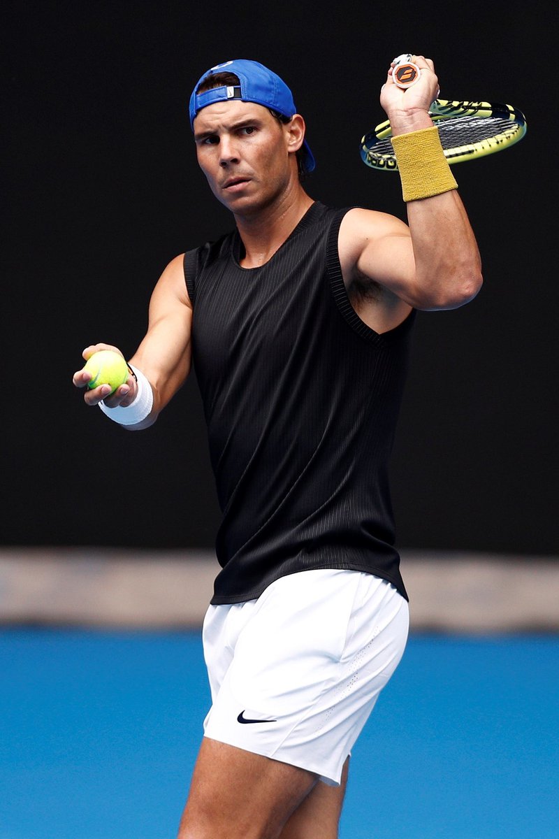 Rafa starts to train in Melbourne in January 9th.