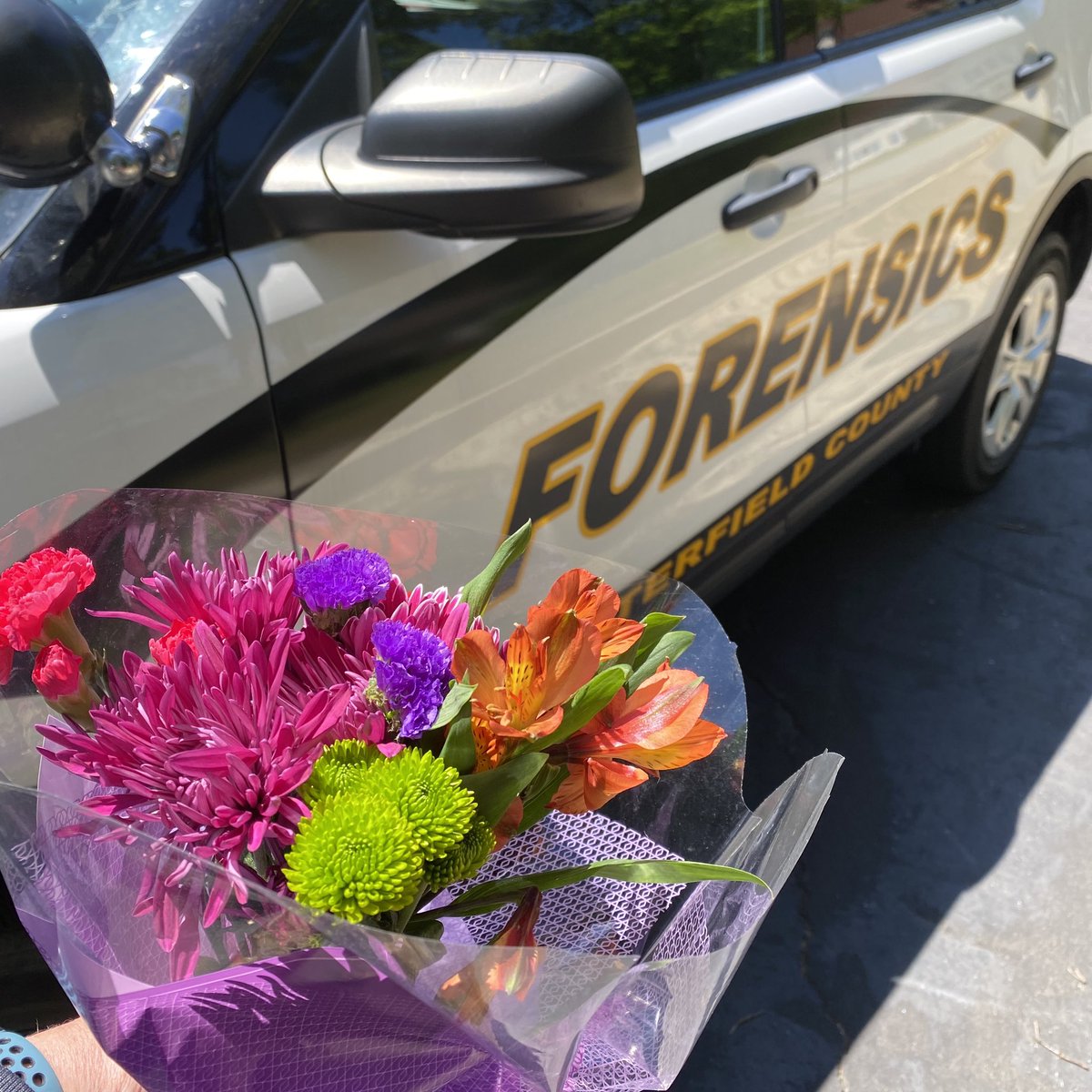 CSI J. McCartney (@csimccartney) on Twitter photo I had to work on this Mother’s Day and my partner <a href="/ChathamsChoice/">Cory Chatham</a> brought me flowers. I work with the best in the best department. Wishing all mothers, past, present, and soon to be, a blessed Mother’s Day. <a href="/CCPDVa/">Chesterfield Police</a> <a href="/CfieldVA911/">Chesterfield Emergency Communications</a> <a href="/CcpdRecruiting/">CCPDPoliceRecruiting</a> I had to work on this Mother’s Day and my partner <a href="/ChathamsChoice/">Cory Chatham</a> brought me flowers. I work with the best in the best department. Wishing all mothers, past, present, and soon to be, a blessed Mother’s Day. <a href="/CCPDVa/">Chesterfield Police</a> <a href="/CfieldVA911/">Chesterfield Emergency Communications</a> <a href="/CcpdRecruiting/">CCPDPoliceRecruiting</a>