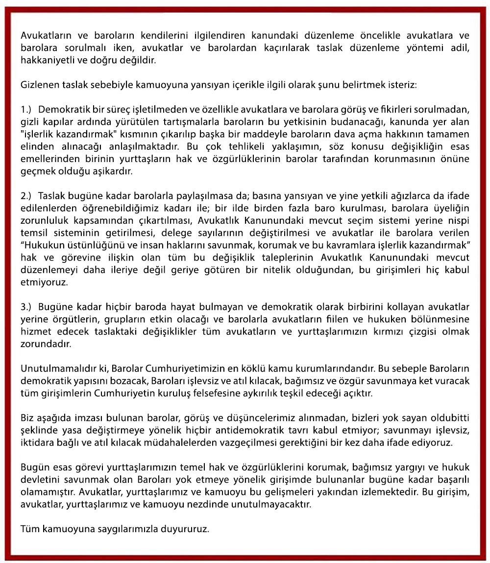 ankarabarosu's tweet photo. #SavunmaÖzgürlüktür
Basın açıklamasına aşağıdaki linkten ulaşabilirsiniz.
https://t.co/ZWQUBqj5j5 https://t.co/gS7efC3gCi
