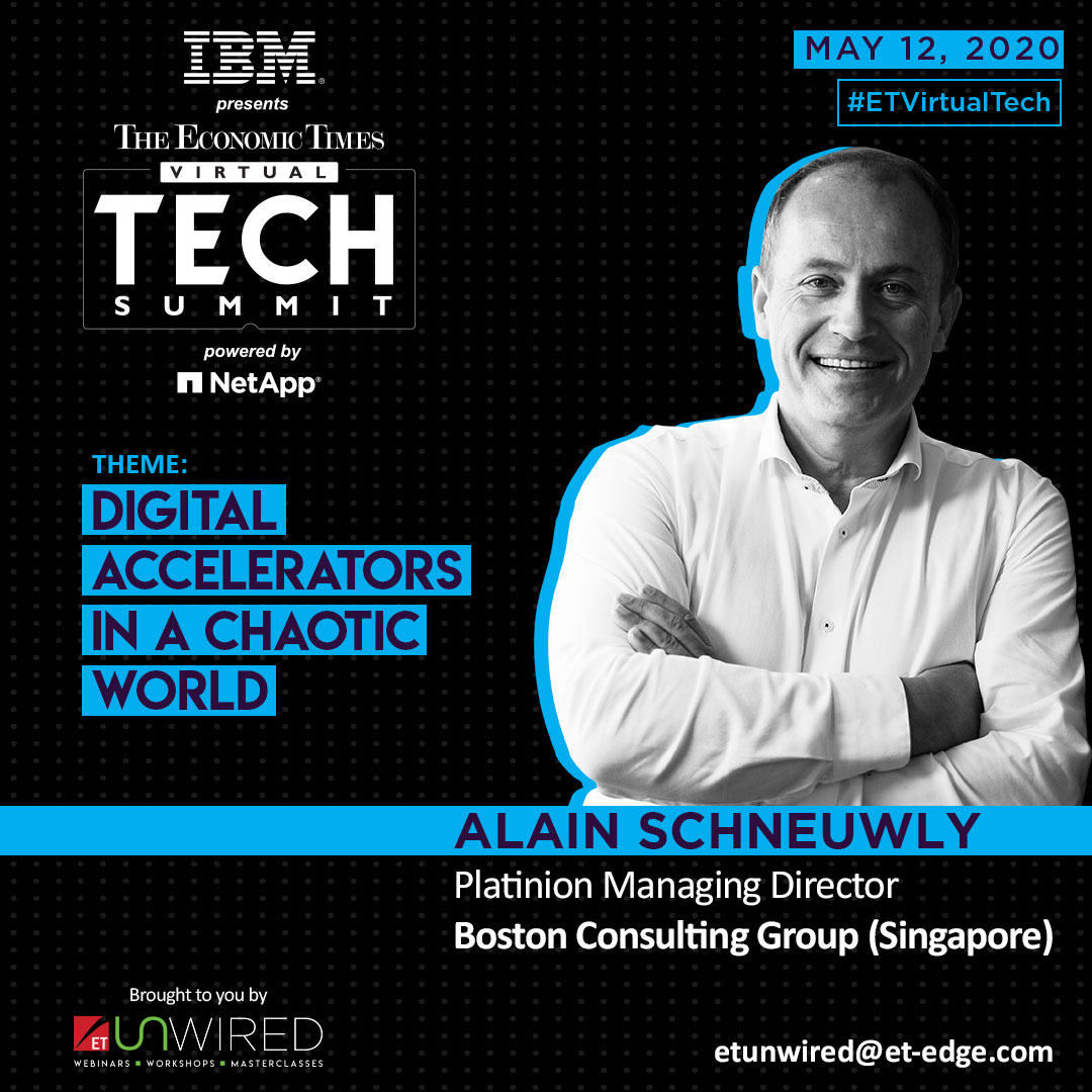 ET_Edge's tweet photo. #ETUnWired | Understand the greatest concerns today in dealing with remote workforce cybersecurity, with Alain Schneuwly, Platinion MD, @BCG, our eminent speaker at #ETVirtualTech. Join now: https://t.co/xj4pLrzpot
#DigitalAccelerators #TechSummit #DataProtection #CyberSecurity https://t.co/rN6eAxNjGr